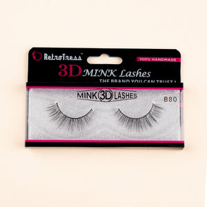 RetroTress 100% HAND MADE 3D Mink Eyelashes Bulk Variety Mixed Dramatic Long Soft Fluffy Wispy Bold Big False Eyelashes Makeup