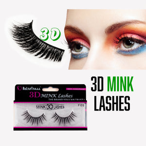 RetroTress 100% HAND MADE 3D Mink Eyelashes Bulk Variety Mixed Dramatic Long Soft Fluffy Wispy Bold Big False Eyelashes Makeup