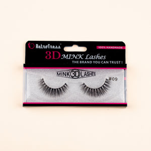 RetroTress 100% HAND MADE 3D Mink Eyelashes Bulk Variety Mixed Dramatic Long Soft Fluffy Wispy Bold Big False Eyelashes Makeup