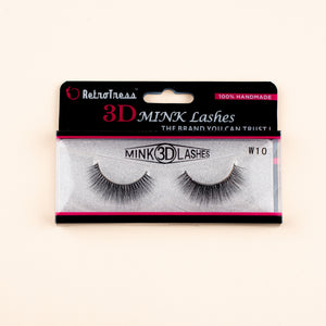 RetroTress 100% HAND MADE 3D Mink Eyelashes Bulk Variety Mixed Dramatic Long Soft Fluffy Wispy Bold Big False Eyelashes Makeup